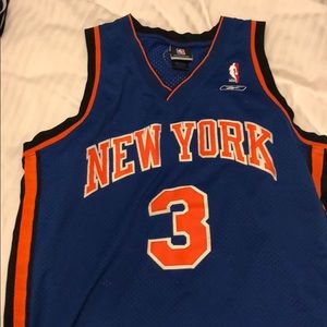 New York Knicks Marbury Authentic Jersey